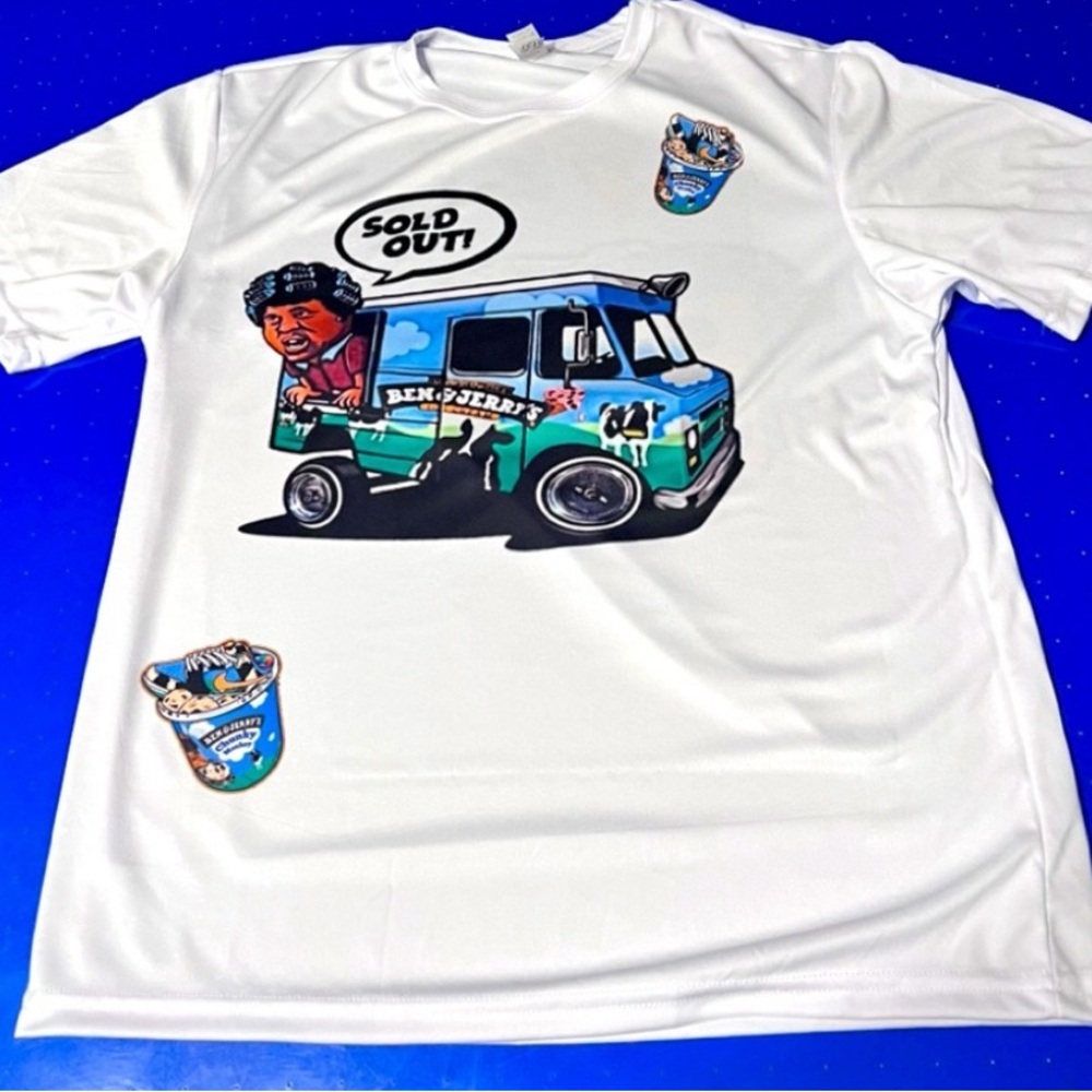 Ben n Jerry dunk style shirt” Big Worm “